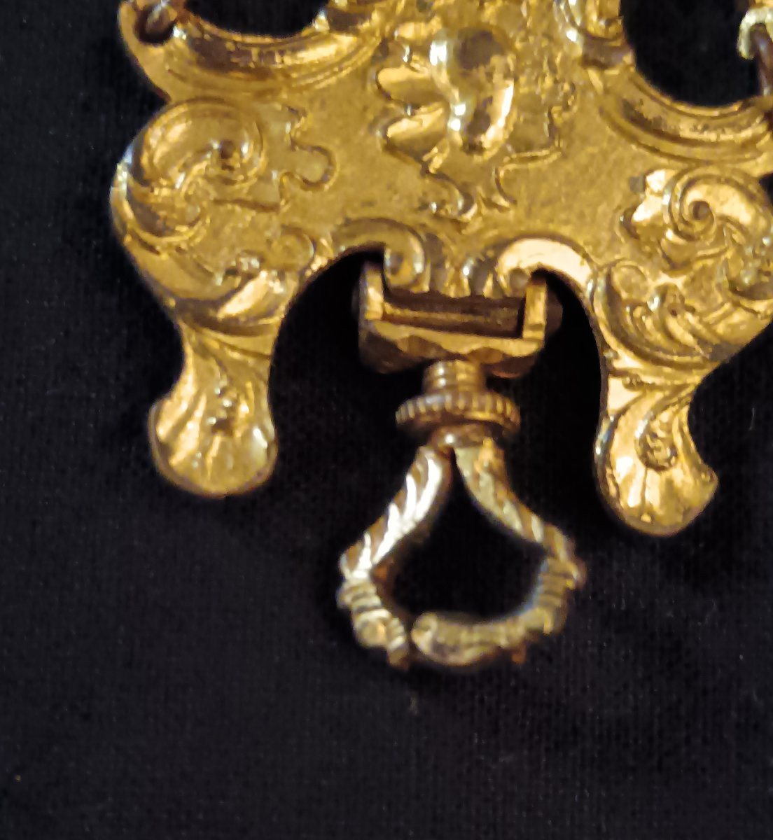 Châtelaine en pomponne début 19e-photo-3