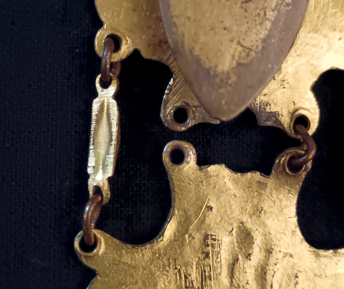 Châtelaine en pomponne début 19e-photo-5