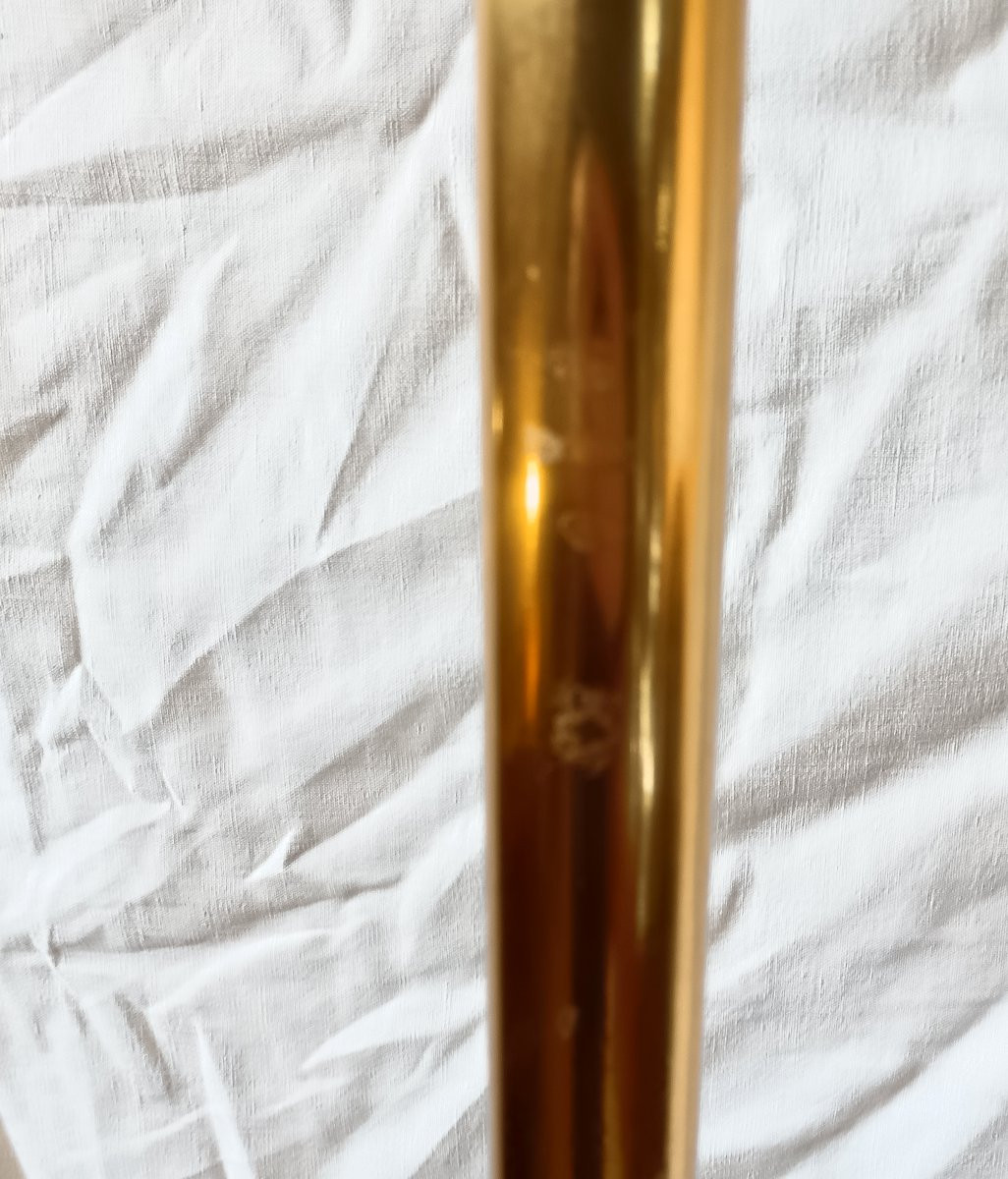 1950s Bronze And Brass Floor Lamp-photo-4