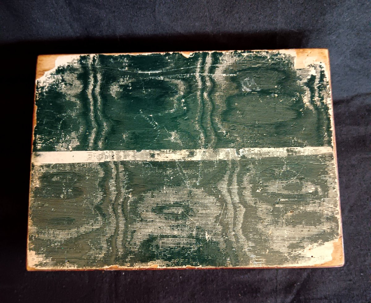 Boite en marqueterie d'époque Napoléon III-photo-2