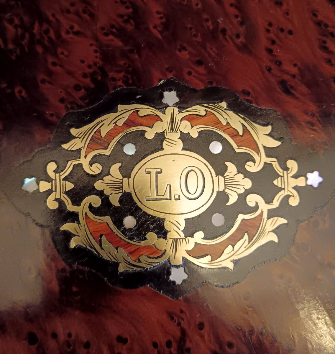 Boîte en marqueterie Napoléon III.-photo-2