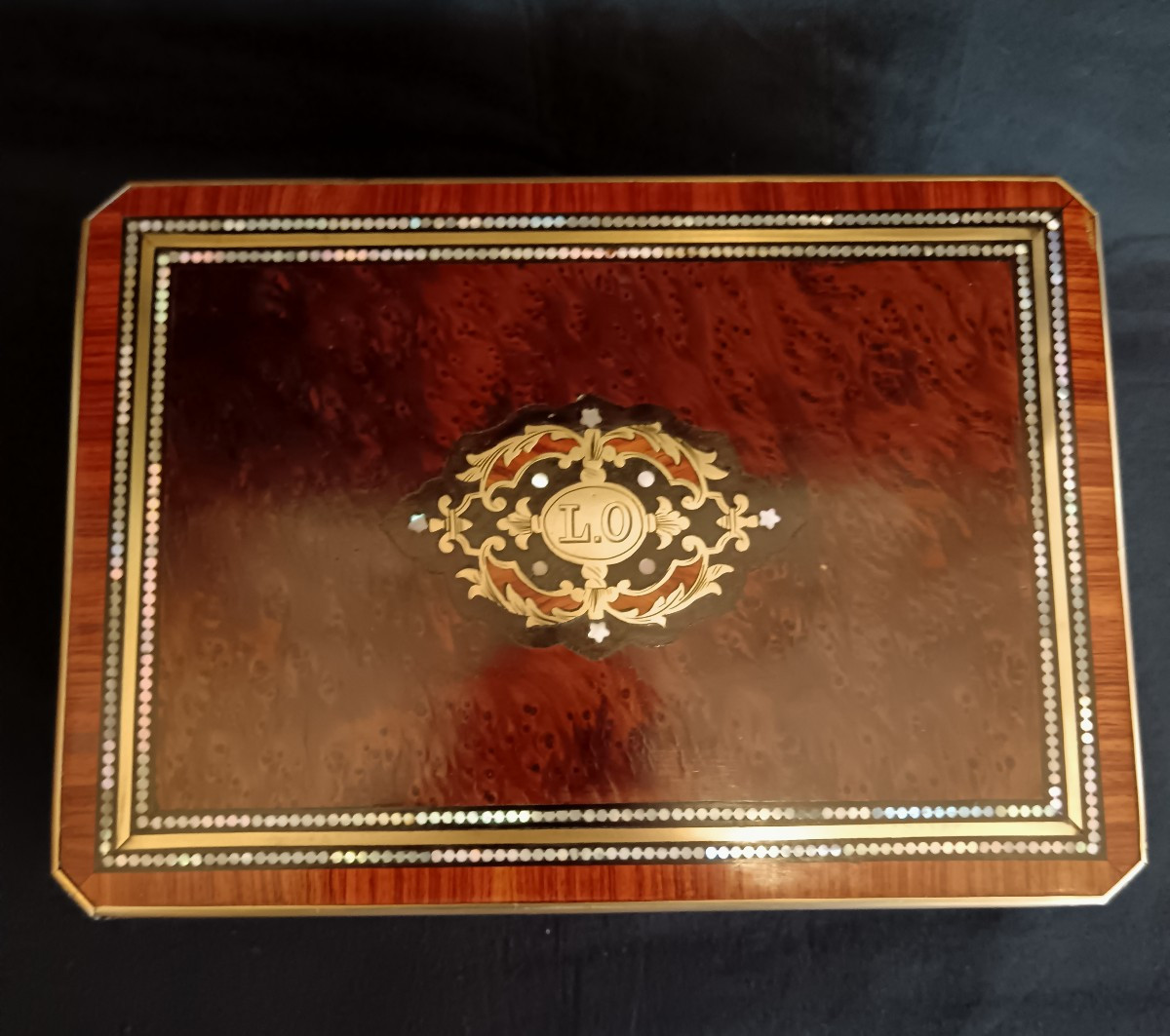 Boîte en marqueterie Napoléon III.