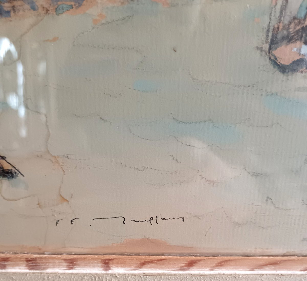 Aquarelle par Fernand TRUFFAUT Trouville -photo-2