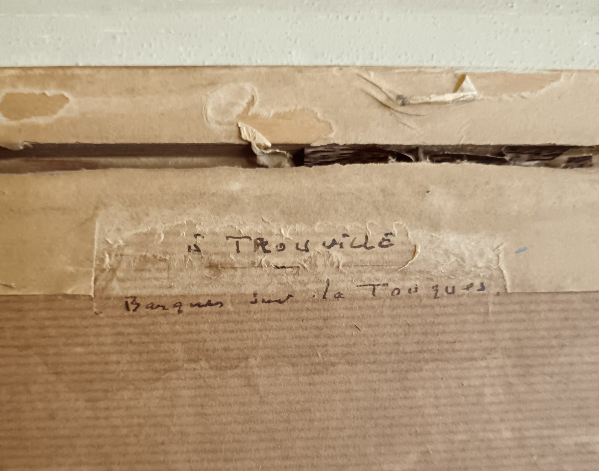 Aquarelle par Fernand TRUFFAUT Trouville -photo-4