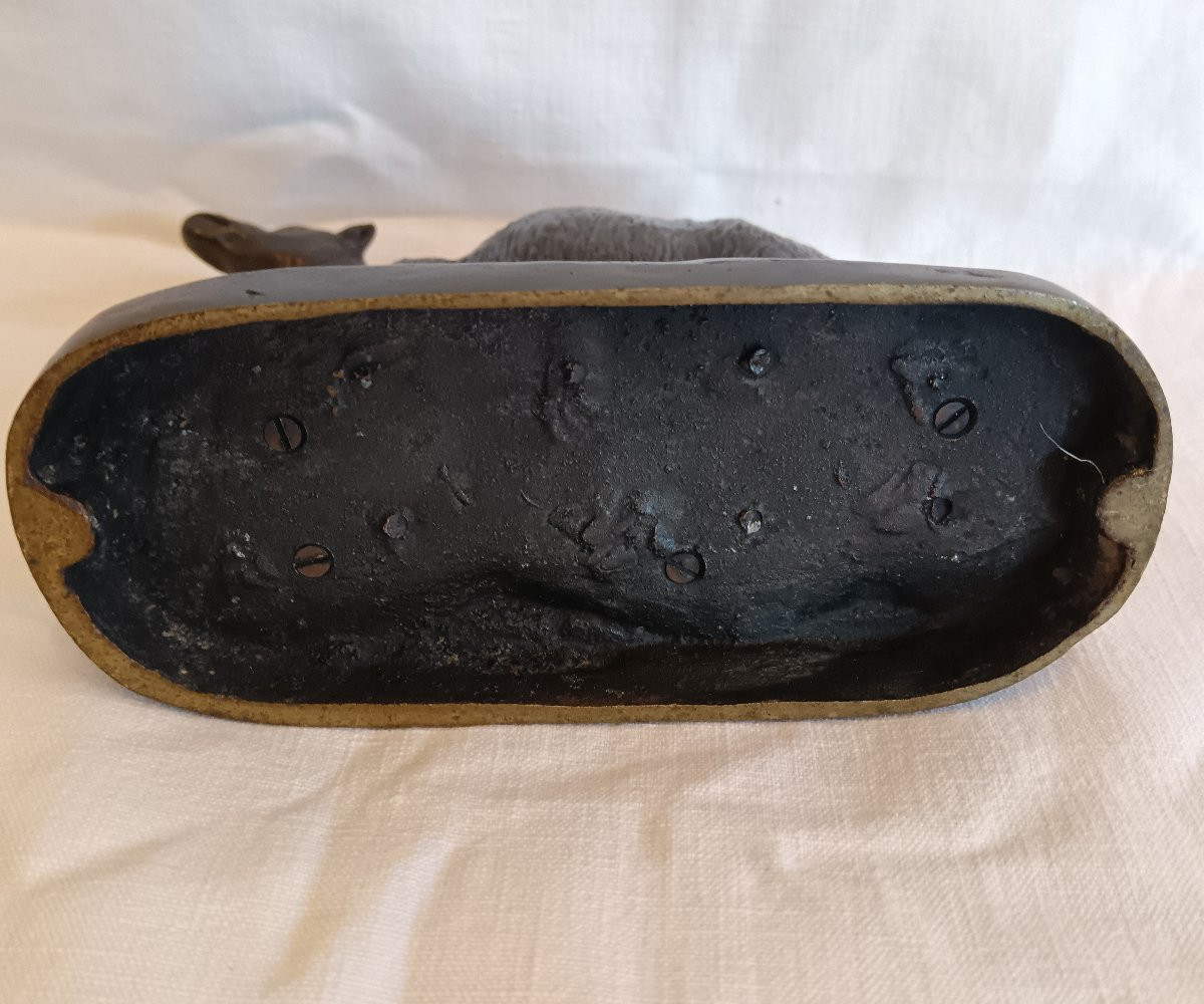 Bronze Camel, Late 19th Century-photo-5