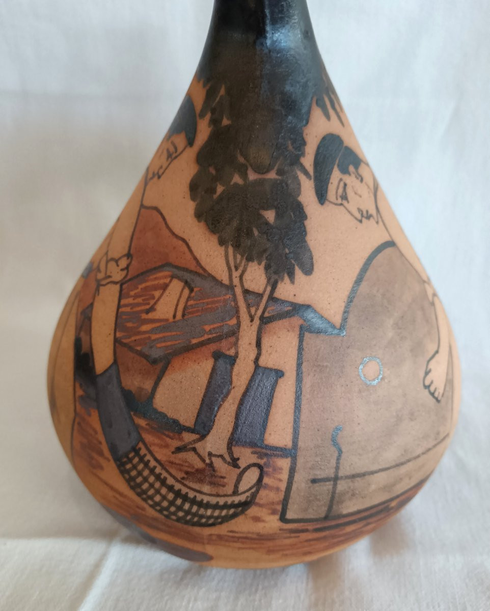 Ciboure Stoneware Pitcher étienne Vilotte Period-photo-3