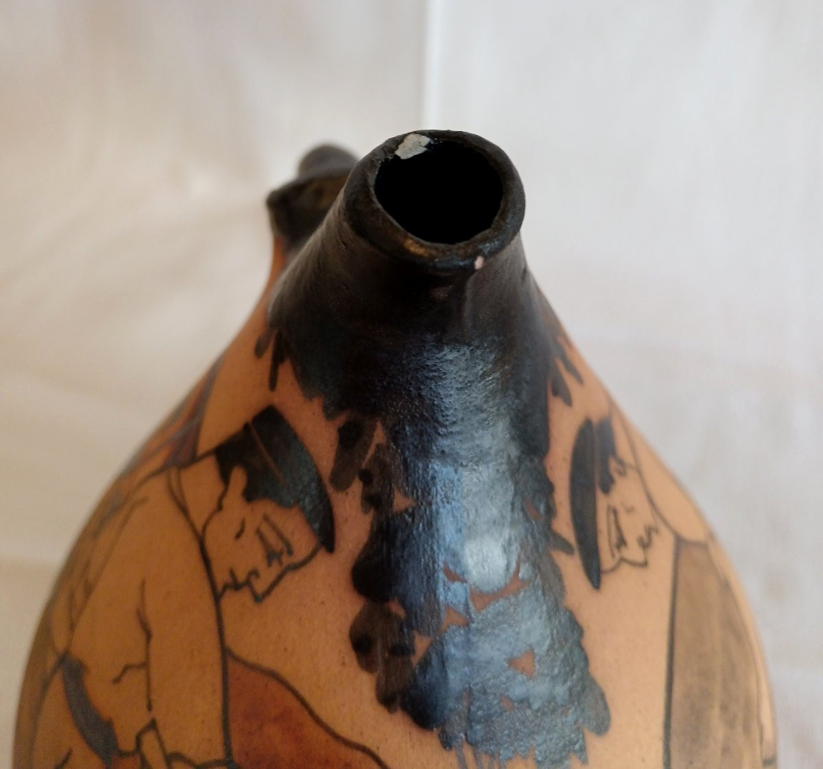 Ciboure Stoneware Pitcher étienne Vilotte Period-photo-7