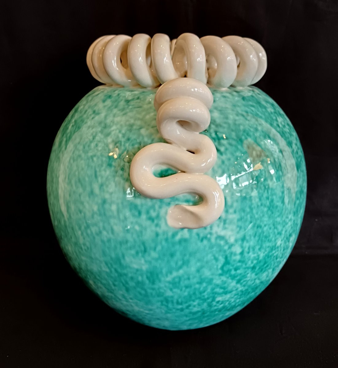 Sainte Radegonde Ceramic Ball Vase-photo-2