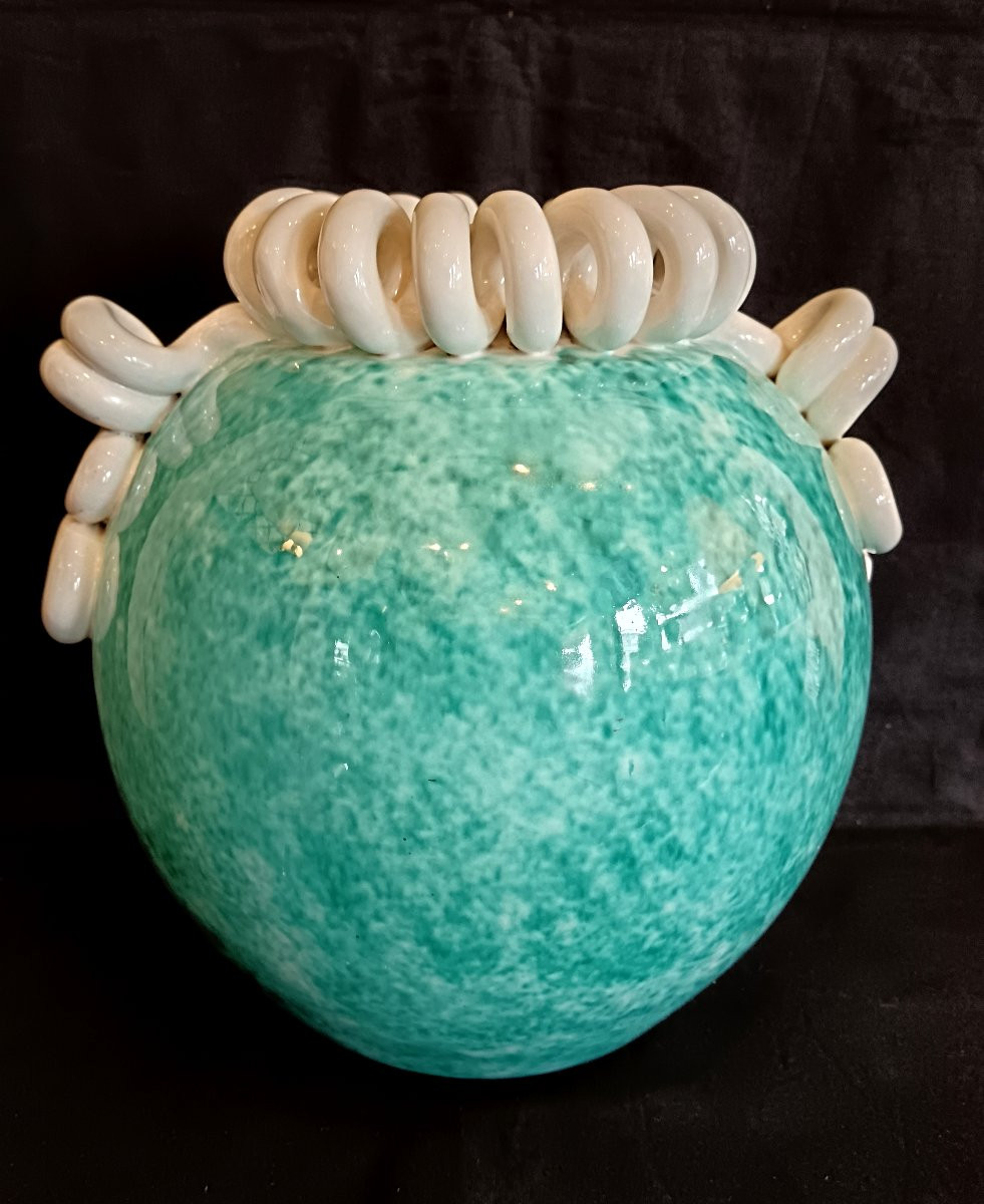 Sainte Radegonde Ceramic Ball Vase-photo-3