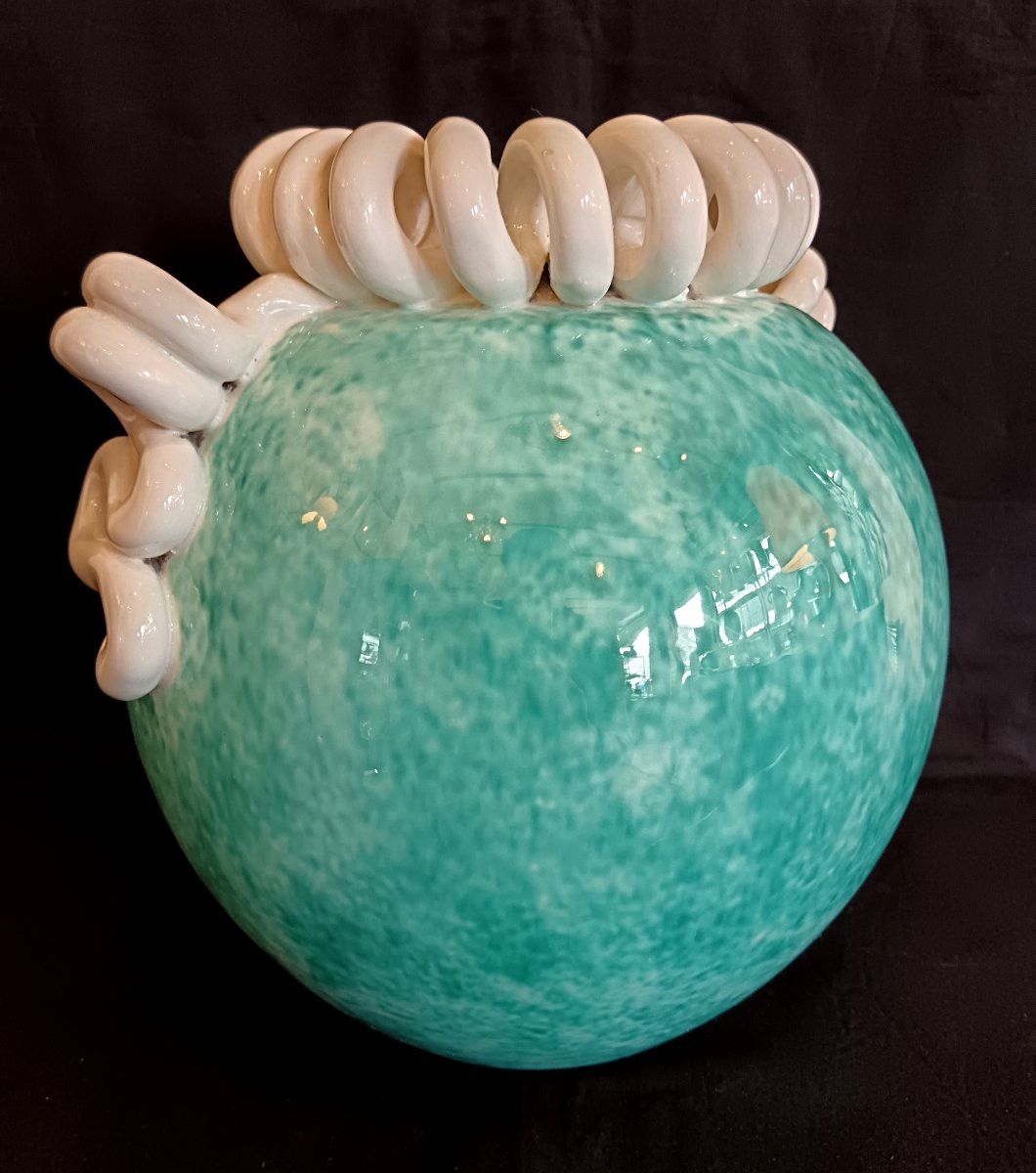 Sainte Radegonde Ceramic Ball Vase-photo-2