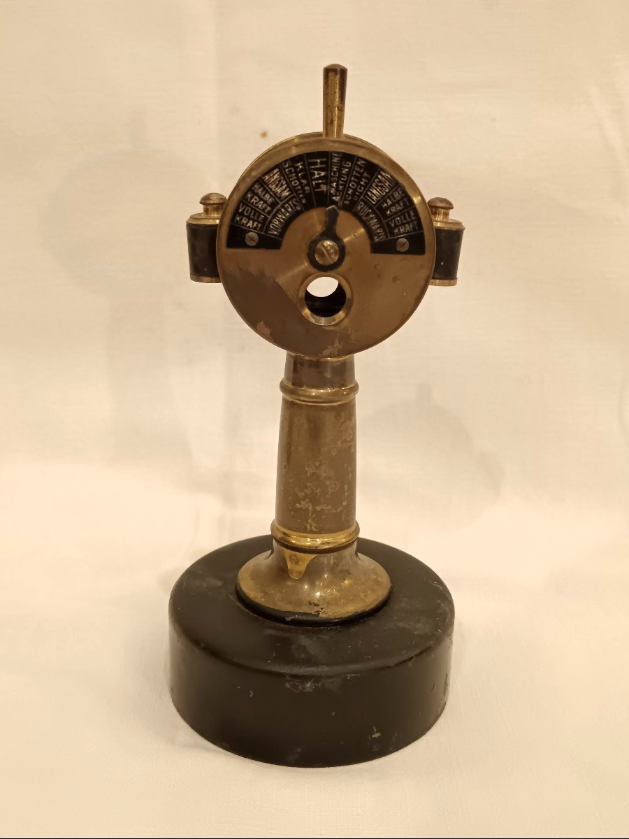 Desk Cigar Cutter Shaped Like A Marine Telegraph, Germany
