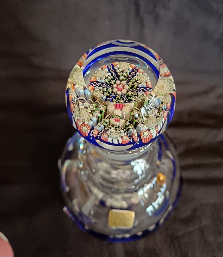 Perthshire Crystal Inkwell And Paperweight, Scotland-photo-3