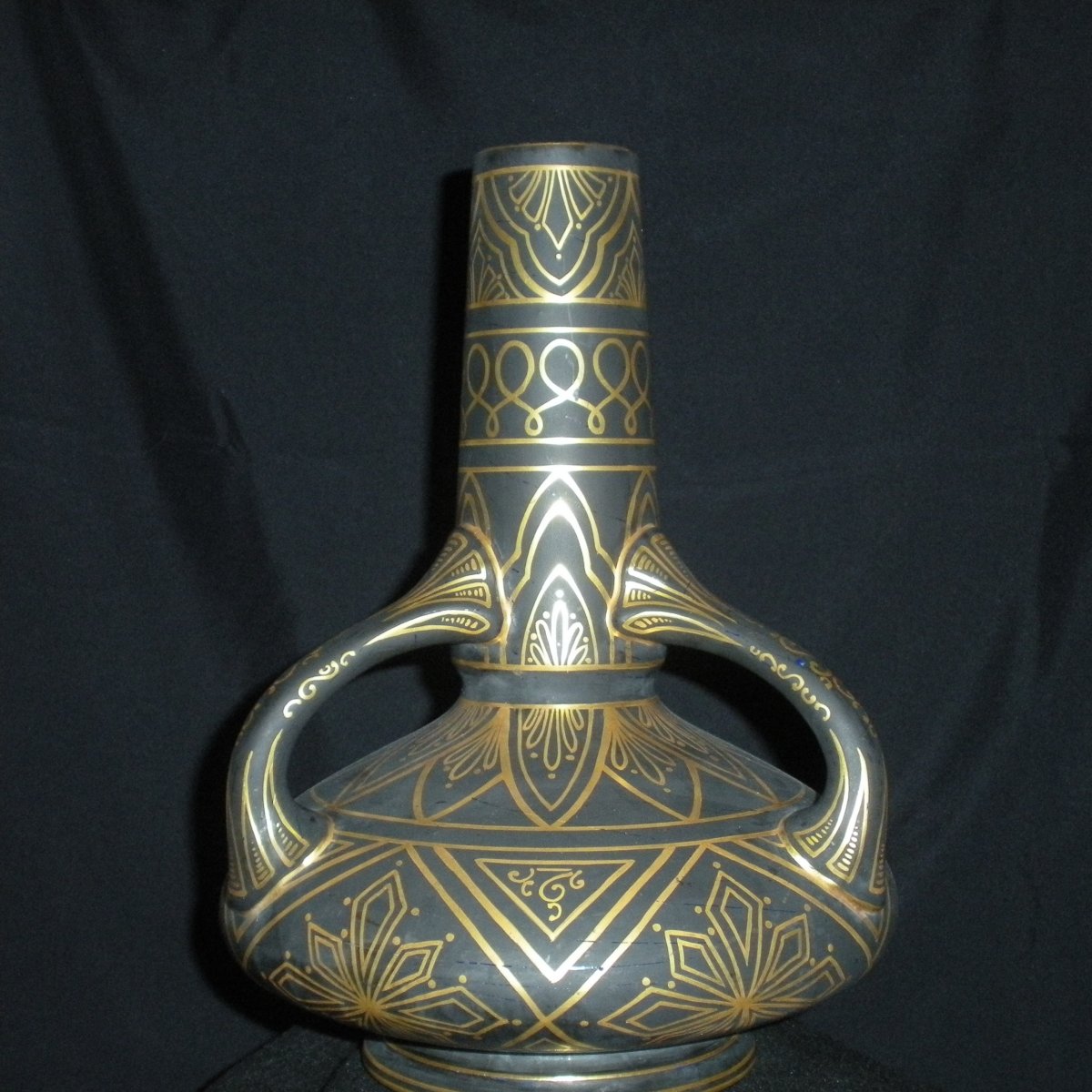 Arabian Earthenware Vase From Tourrs