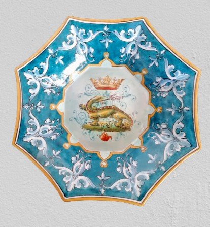 Decorative Plate In Blois Earthenware-photo-3