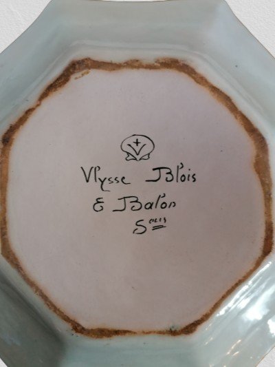 Decorative Plate In Blois Earthenware-photo-1