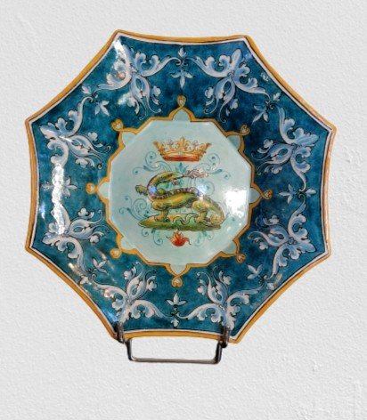 Decorative Plate In Blois Earthenware