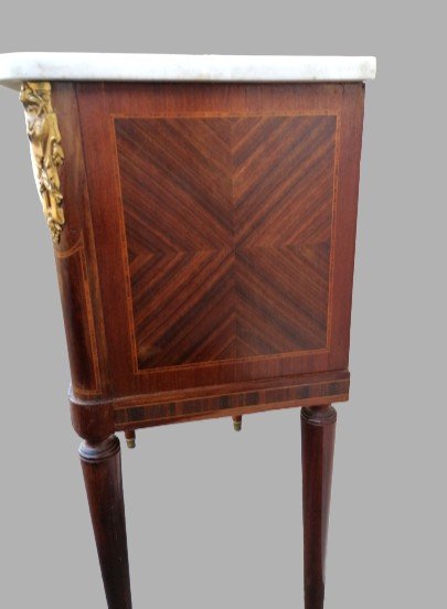 Louis XVI Style In-between Furniture In Marquetry-photo-2