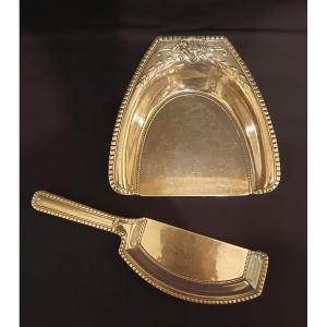 Silver-plated Crumb Tray From The Gallia Collection By Christofle