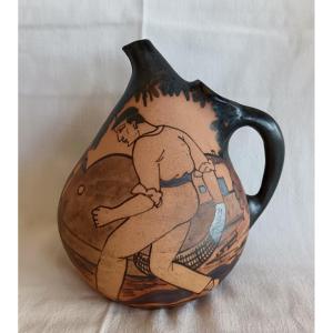 Pichet en grès de Ciboure période Étienne Vilotte