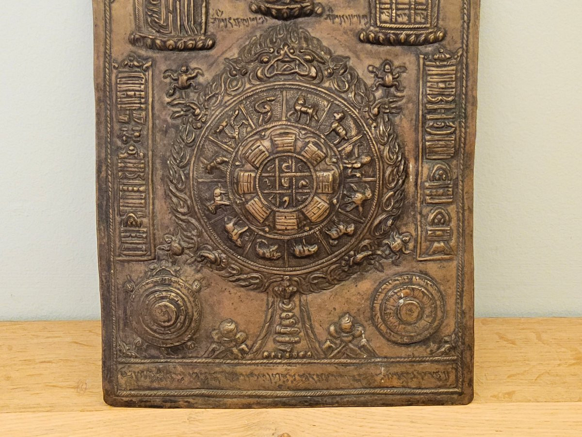 Tibetan Astrological Plaque -photo-3
