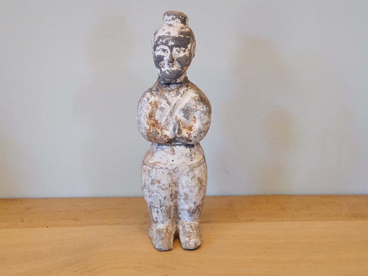 Statuette en terre cuite dynastie Han (TL)