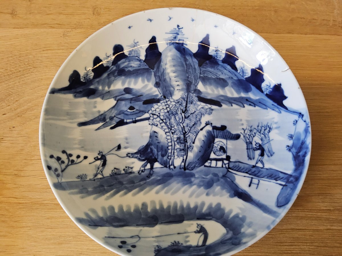 Coupelle en bleu de Hué. Vietnam -photo-1