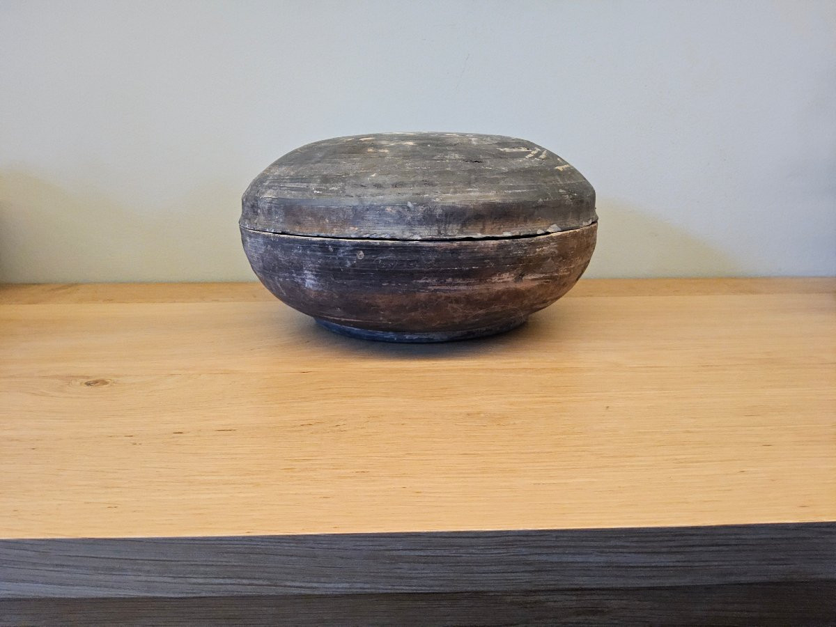 Han Dynasty Terracotta Covered Box-photo-4