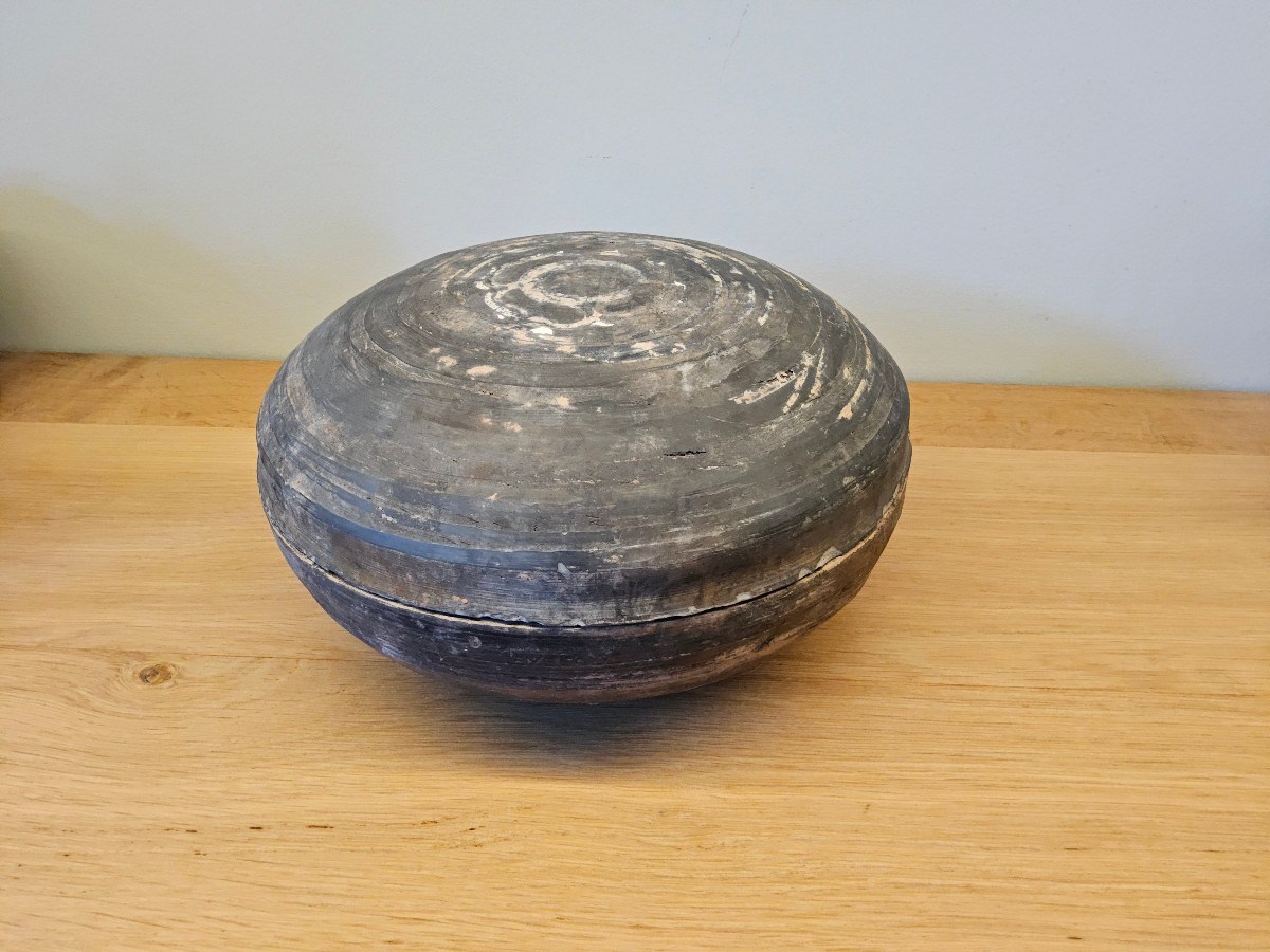 Han Dynasty Terracotta Covered Box