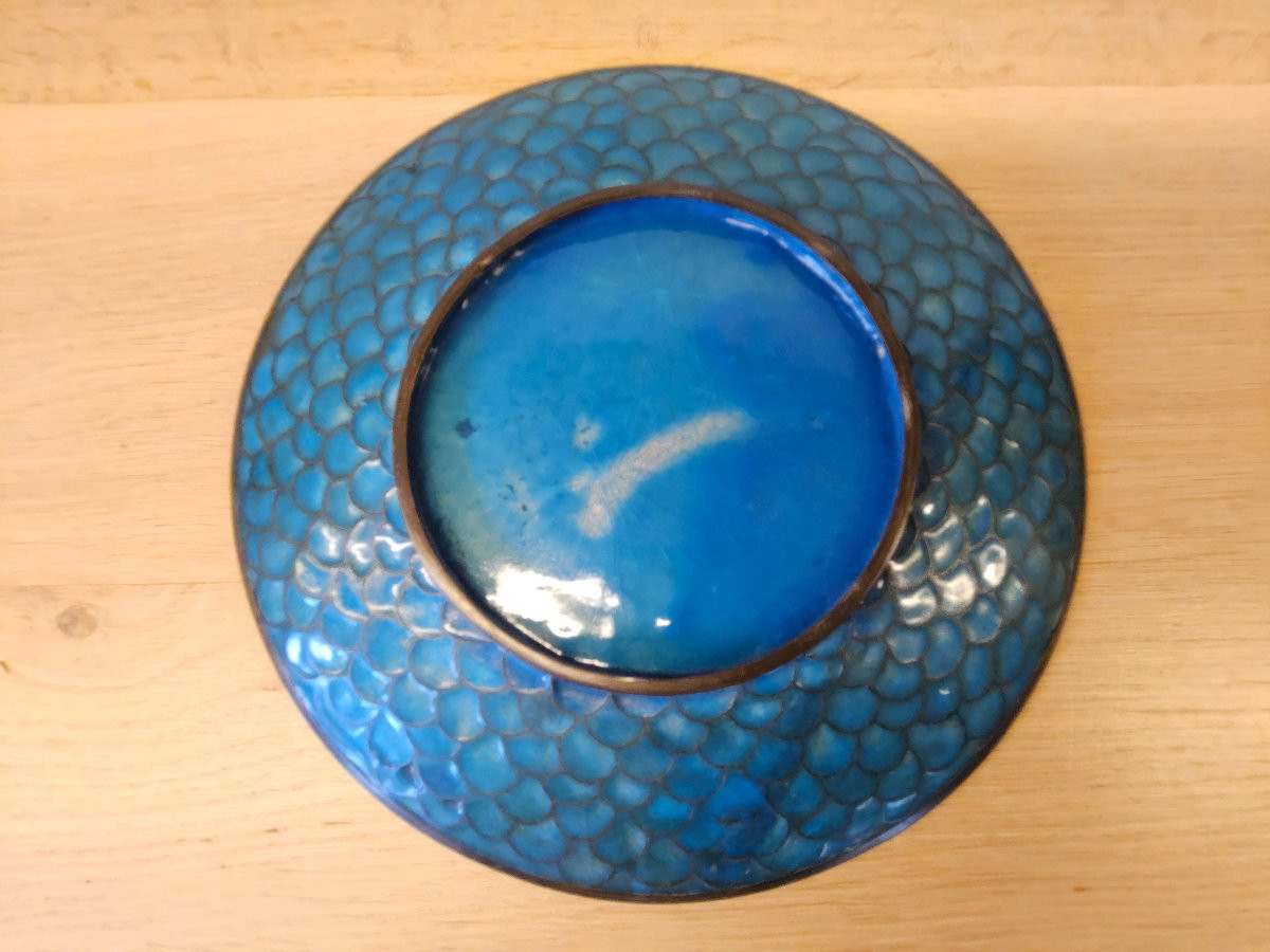 Japanese Cloisonné Plate -photo-3