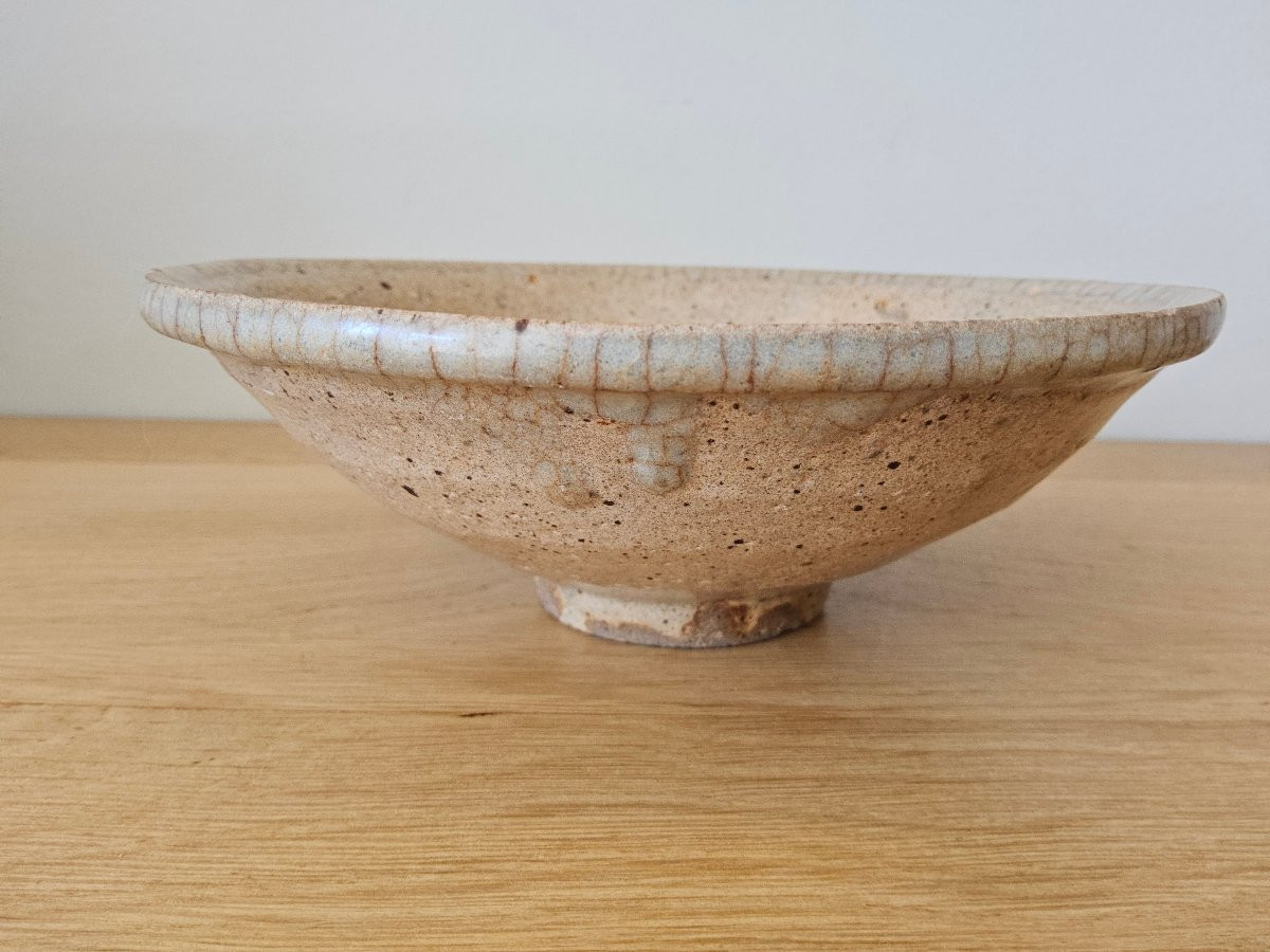 Bol coréen en céramique Ido. Dynastie Joseon-photo-3