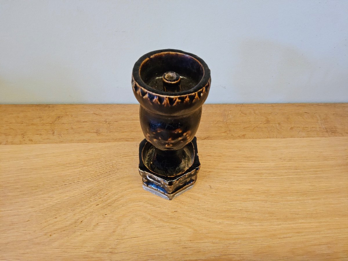 Song Dynasty Ceramic Oil Lamp. -photo-2