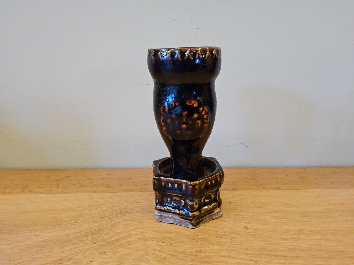 Song Dynasty Ceramic Oil Lamp. -photo-4