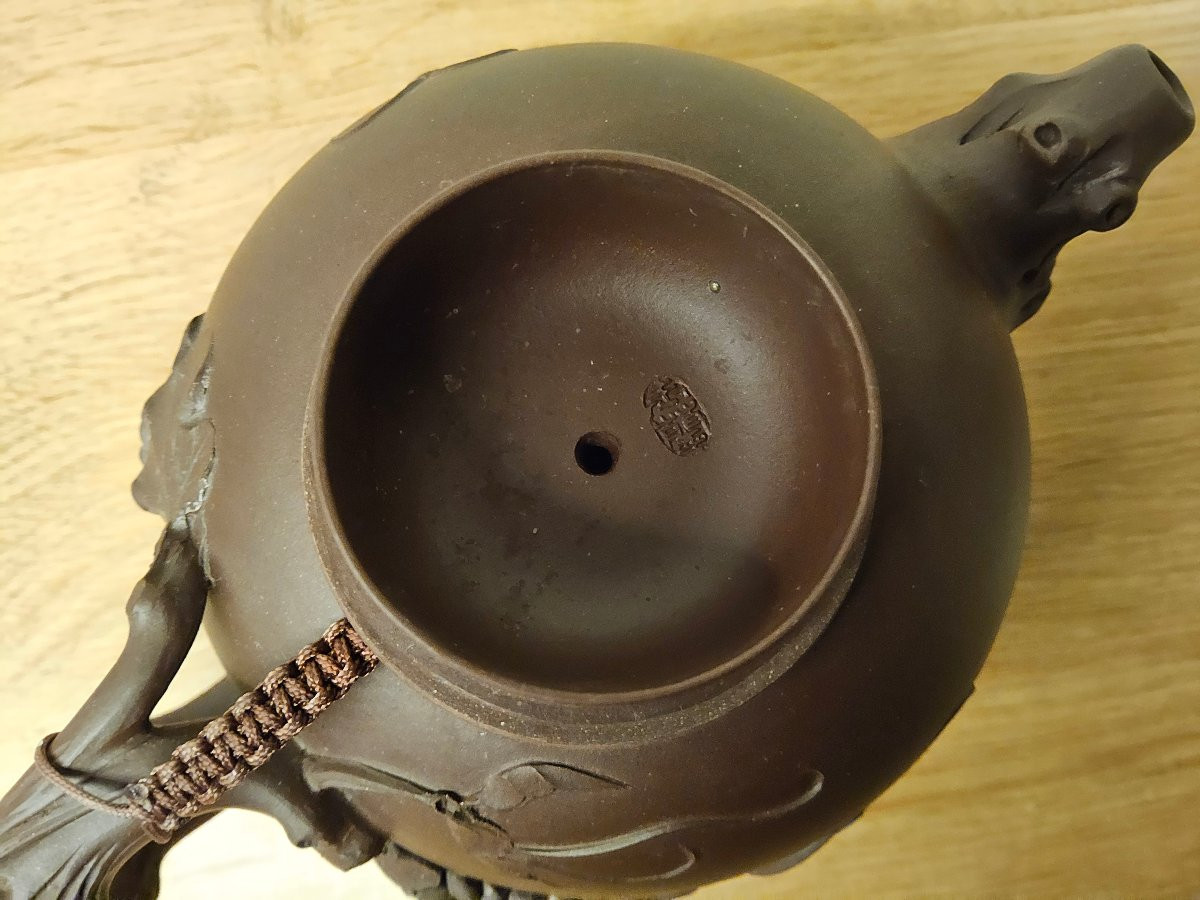 Théière en argile de Yixing (Y2)-photo-3