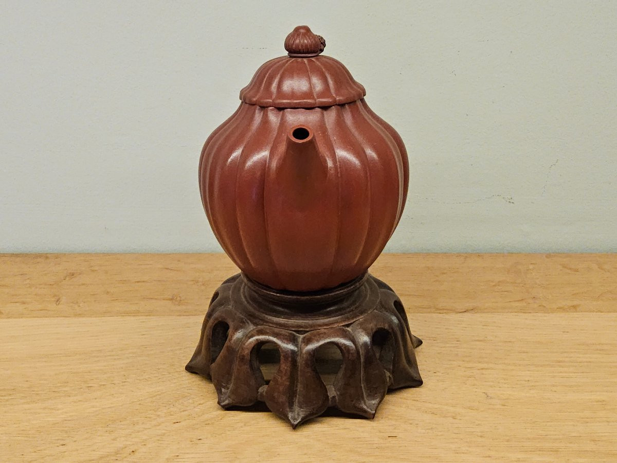 Théière en argile de Yixing (Y3)-photo-3