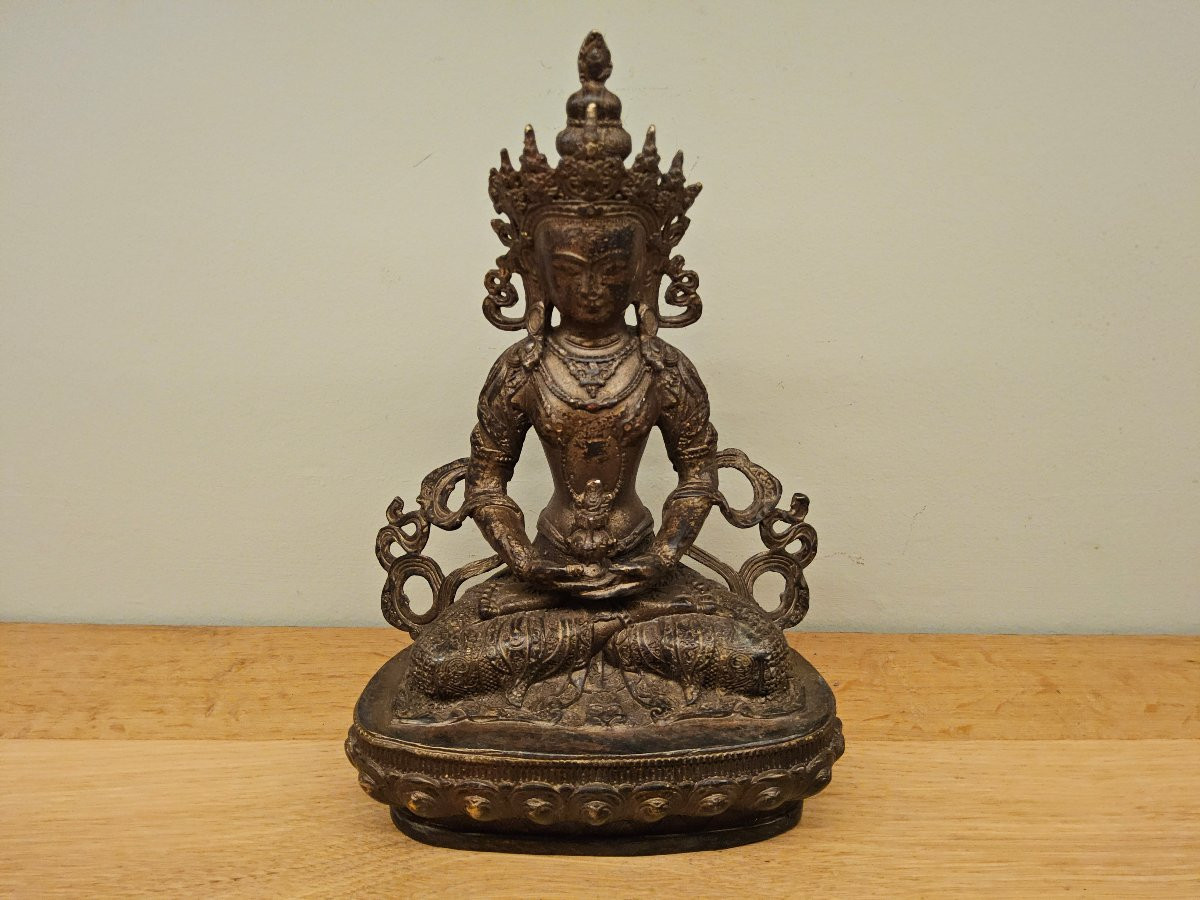Statue en bronze d’Amitayus -photo-4