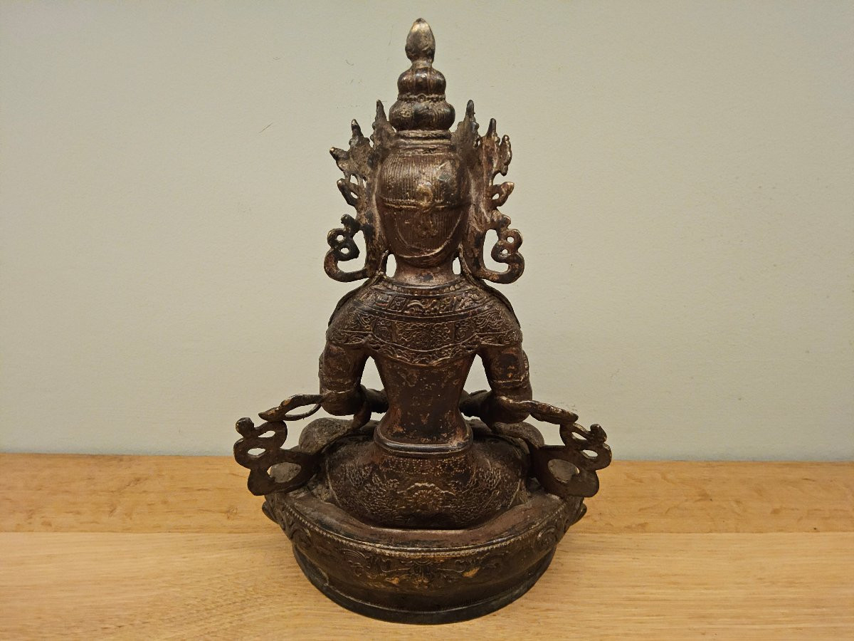 Statue en bronze d’Amitayus -photo-1