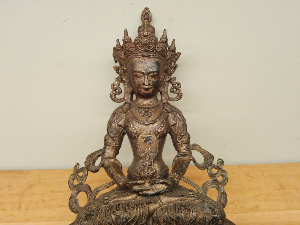 Statue en bronze d’Amitayus -photo-6