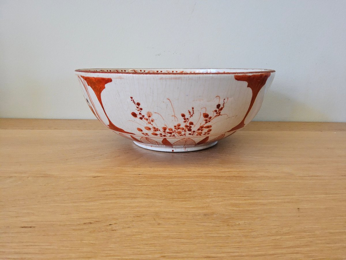 Japanese Punch Bowl From Arita Ovens.-photo-3