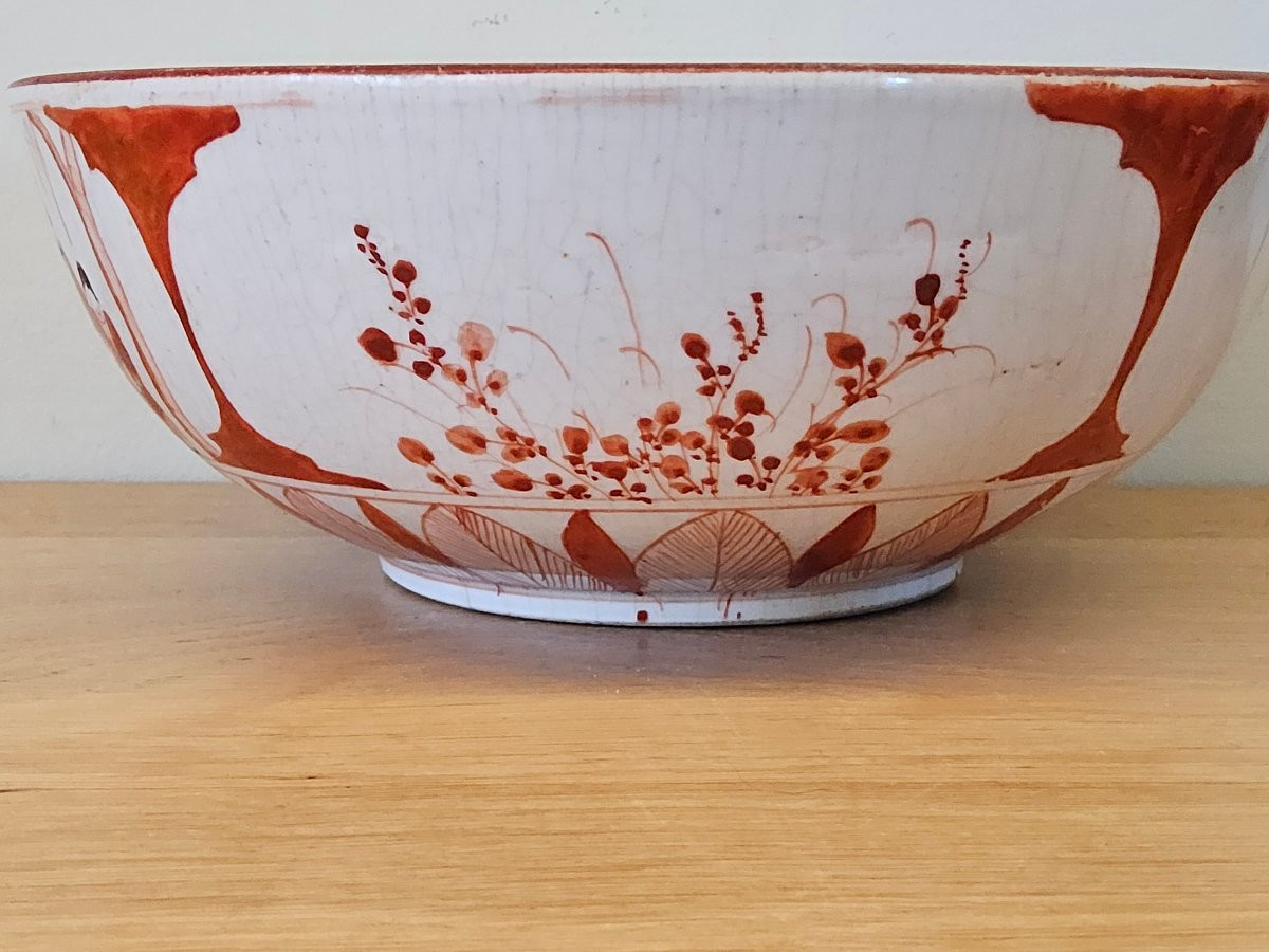 Japanese Punch Bowl From Arita Ovens.-photo-1