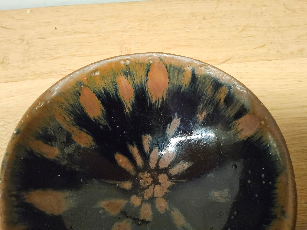 Cizhou Stoneware Bowl In Black And Brown Glazed With A "partridge Feather" Motif. Song Dynasty.-photo-7