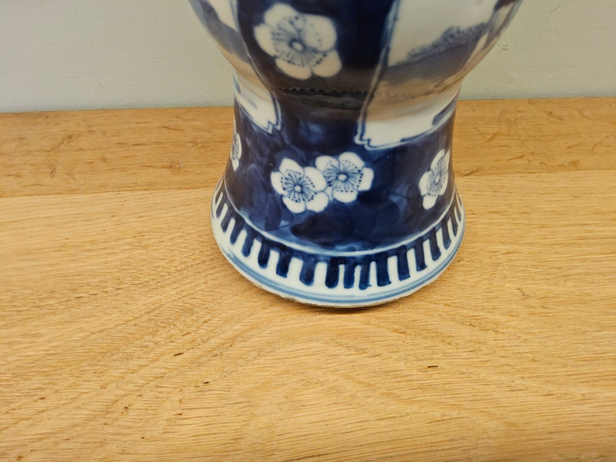 White And Blue Chinese Vase-photo-3