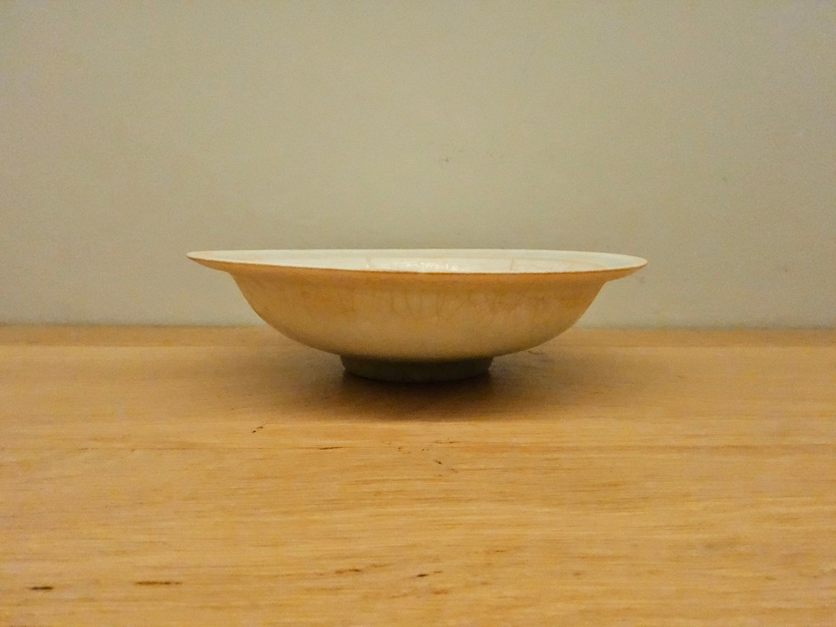 Chinese Qinbai Ceramic Lotus Cup From The Southern Song Dynasty (1128-1279).