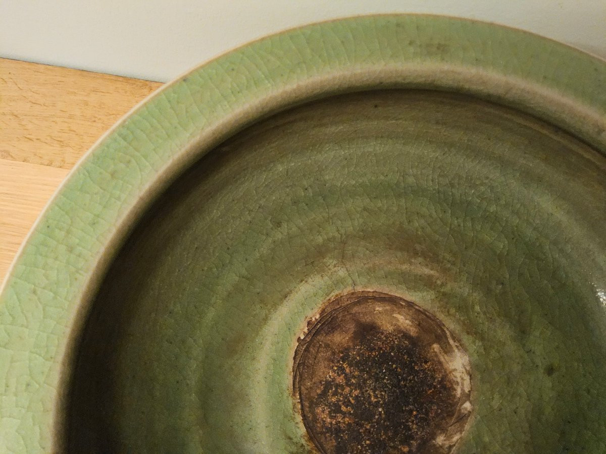 Large Incense Burner From The Longquan Kilns. Ming Dynasty -photo-5