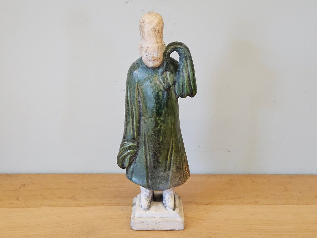 Mingqi à glaćure verte. Dynastie Ming (1368 - 1644)-photo-6