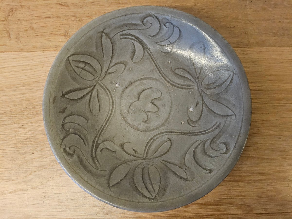 Grande coupelle en grès porcelaineux. Dynastie Song (960 - 1279)-photo-1