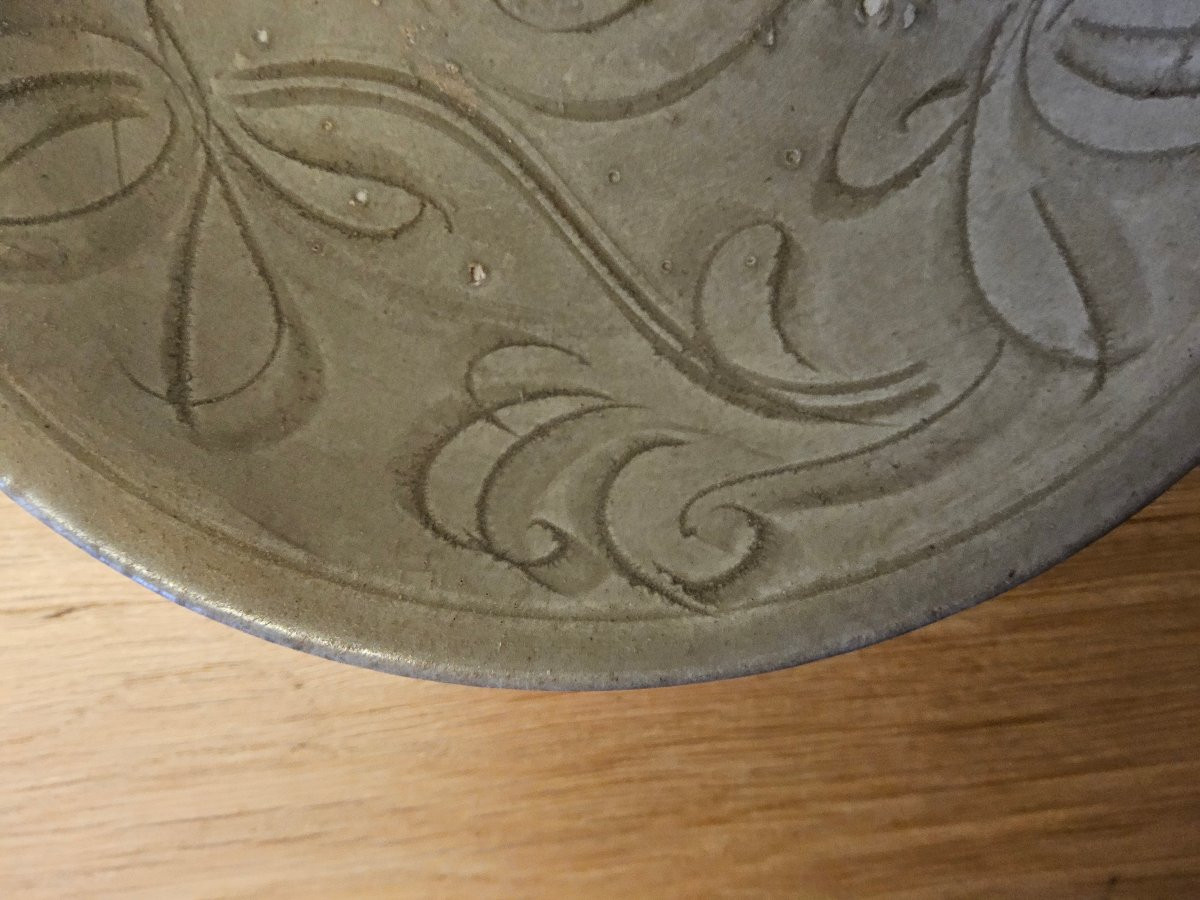 Grande coupelle en grès porcelaineux. Dynastie Song (960 - 1279)-photo-5