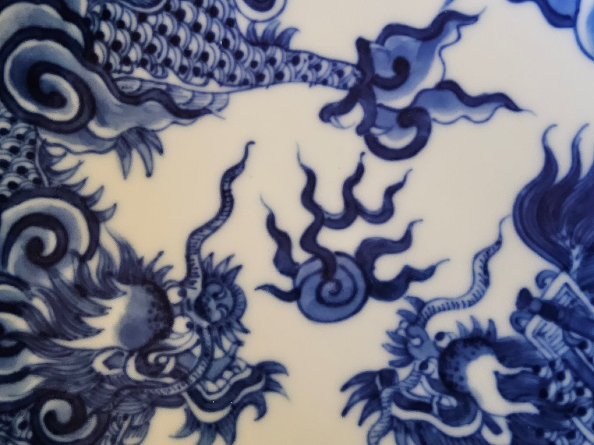 Chinese Porcelain Cup. Hue Blue For Vietnam.-photo-5