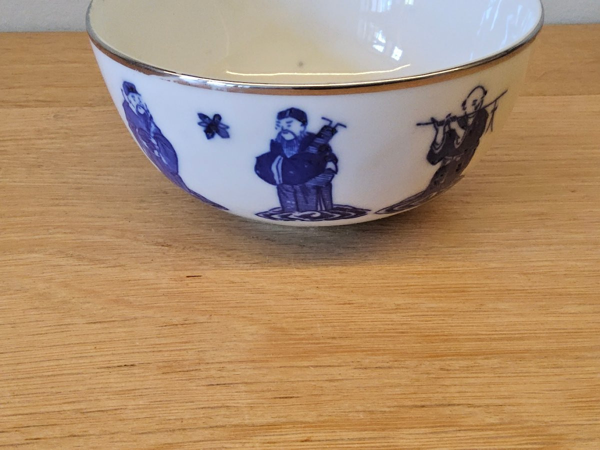 Paire de bols en porcelaine. Chine pour le Vietnam.-photo-3