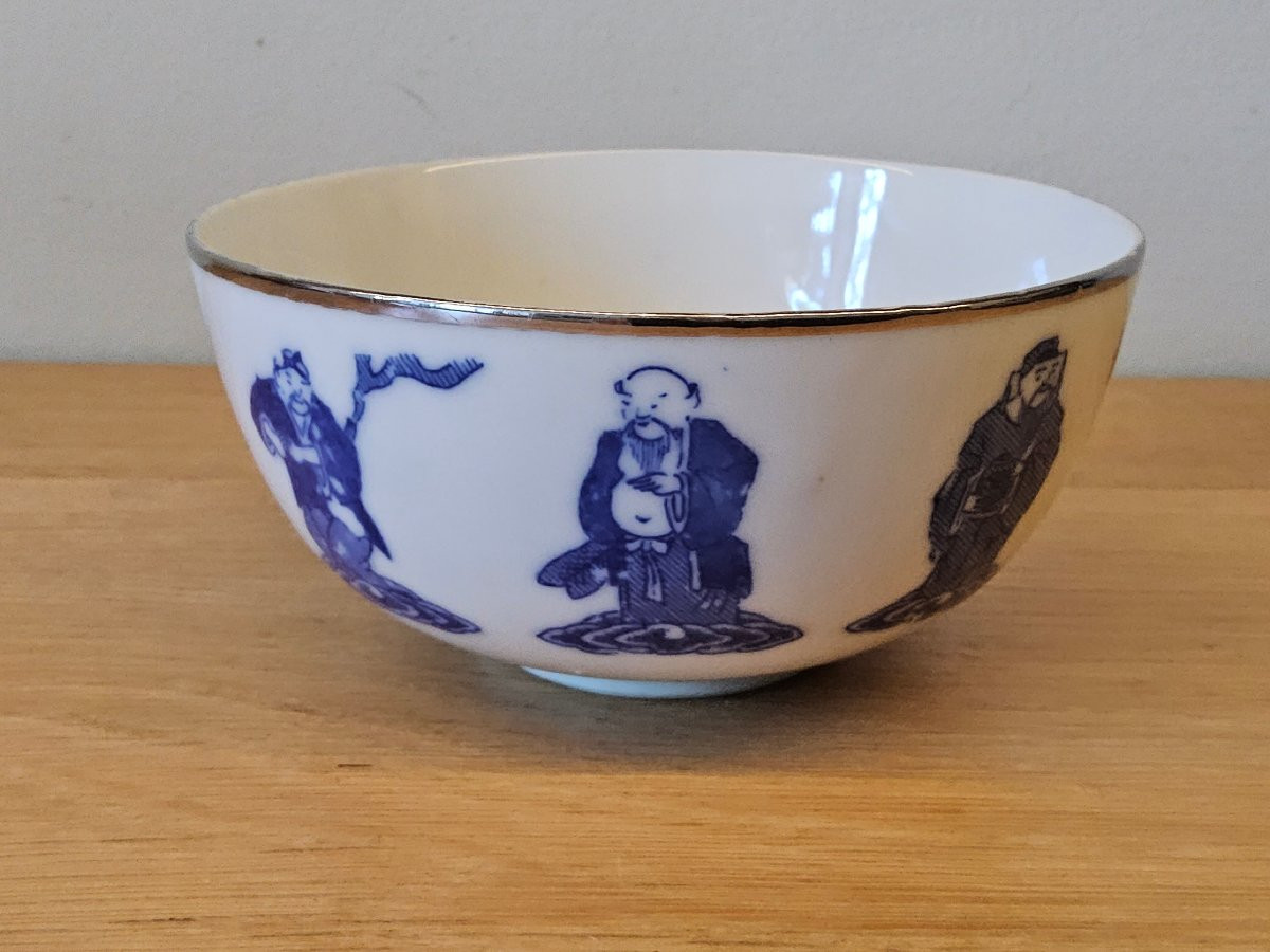 Paire de bols en porcelaine. Chine pour le Vietnam.-photo-3