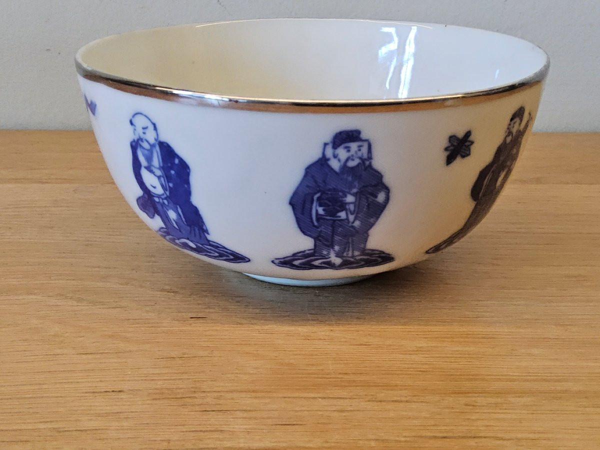Paire de bols en porcelaine. Chine pour le Vietnam.-photo-4